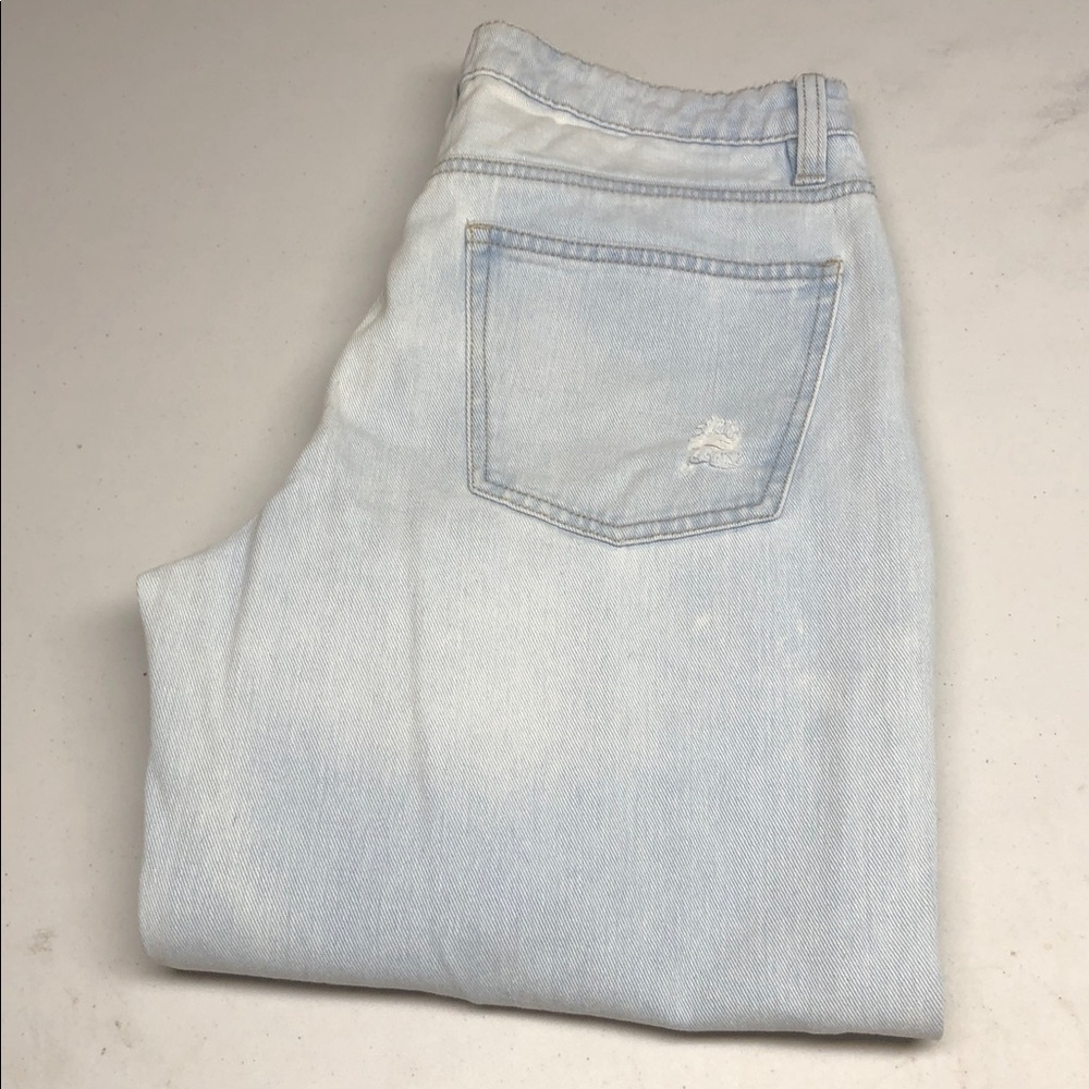 REFUGE DENIM FACTORY DISTRESS SKATER WIDE LEG JEANS 5/28x30 ⭐️